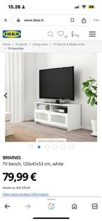 BRIMNES IKEA TV bench/meubel white, Huis en Inrichting, Kasten | Televisiemeubels, Zo goed als nieuw, Ophalen