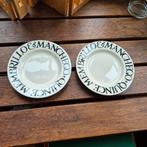 Emma Bridgewater set 2 ontbijtborden Toast&Marmelade nieuw, Nieuw, Ophalen of Verzenden, Bord(en), Overige stijlen