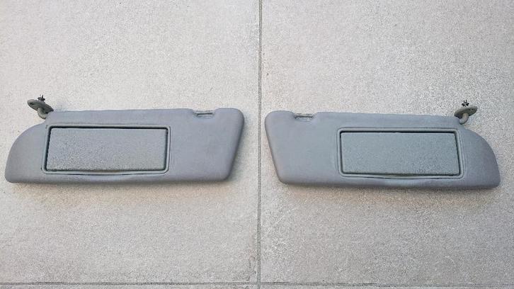 mercedes w126 zonnekleppen grijs uitschuifbaar, Auto-onderdelen, Interieur en Bekleding, Mercedes-Benz, Oldtimer onderdelen, Ophalen of Verzenden