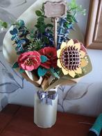 Houten boeket., Ophalen of Verzenden, Zo goed als nieuw