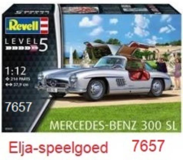 Revell 1:12 Mercedes Benz 300SL 7657 Modelbouw auto, Hobby en Vrije tijd, Modelbouw | Auto's en Voertuigen, Nieuw, Auto, Groter dan 1:32