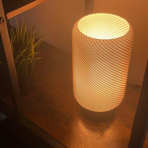 EVE 3D Printed Tafellamp, Uniek gewoven ontwerp, LED Dimbaar, Huis en Inrichting, Lampen | Tafellampen, Nieuw, Minder dan 50 cm