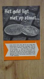 Het geld ligt niet op straat NCRV antwoordkaart 1957, Ophalen of Verzenden, Gelezen