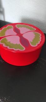 Vintage koektrommel Mepal rood, Ophalen of Verzenden, Zo goed als nieuw