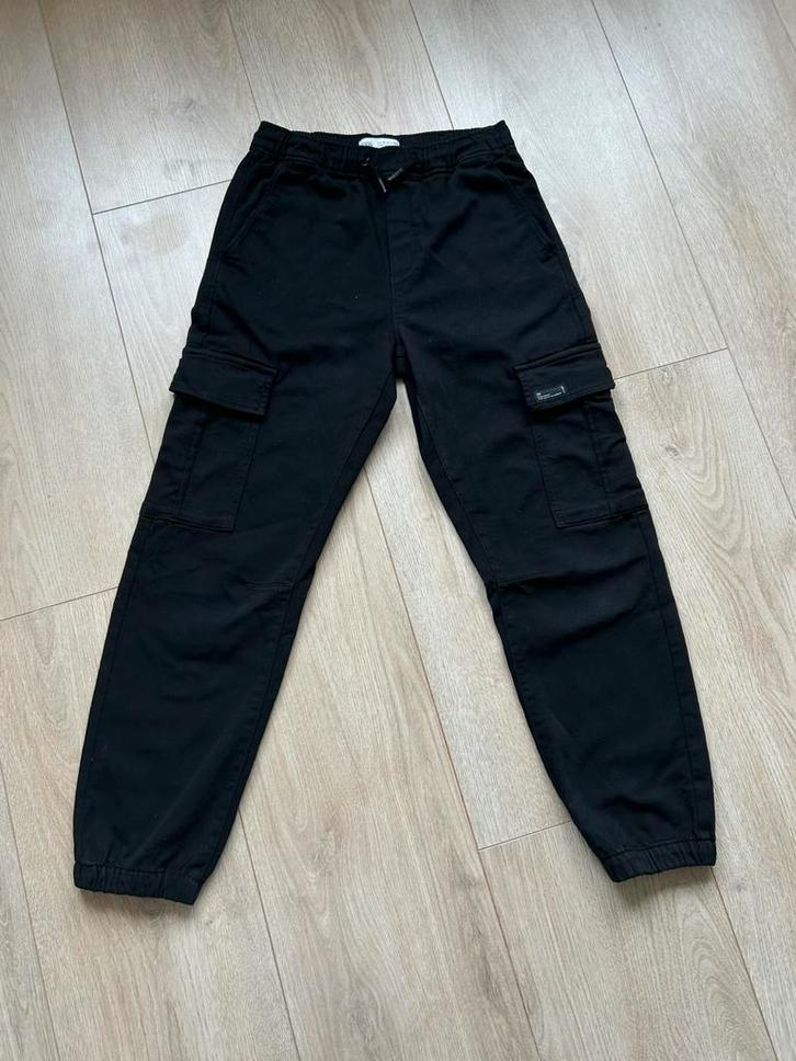 Cargo Broek - Zwart, Kinderen en Baby's, Kinderkleding | Maat 164, Zo goed als nieuw, Jongen, Broek, Ophalen of Verzenden