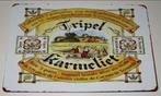 KARMELIET : Metalen Bord Tripel Karmeliet Abdijbier, Verzenden, Nieuw, Reclamebord, Plaat of Schild, Overige merken