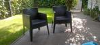 Twee tuinstoelen - Philippe Starck Driade Toy Stoelen -Grijs, Tuin en Terras, Tuinstoelen, Ophalen, Gebruikt, Kunststof, Stapelbaar