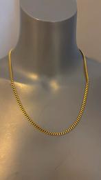 Stoere roestvrijstalen goud kleurige heren ketting. Nieuw !, Sieraden, Tassen en Uiterlijk, Kettingen, Overige materialen, ., Nieuw