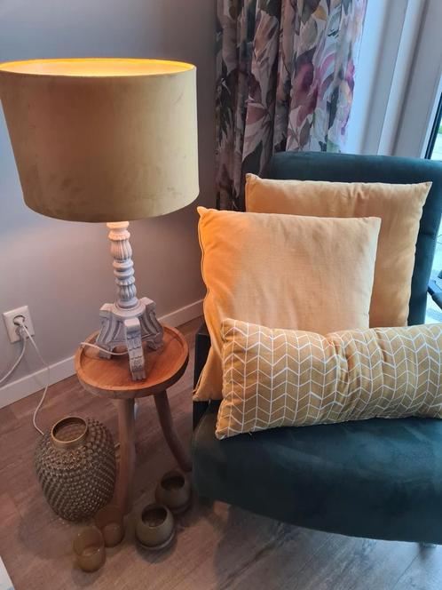 Oker gele accessoires voor woonkamer!3 lampen!, Huis en Inrichting, Woonaccessoires | Overige, Zo goed als nieuw, Ophalen of Verzenden
