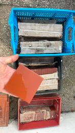 450x PARAY tegeltjes Boeren Rood bruin estrikken winckelmans, Ophalen