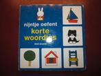 Nijntje oefent korte woordjes, door Dick Bruna, Ophalen of Verzenden, Zo goed als nieuw, 1 tot 2 jaar