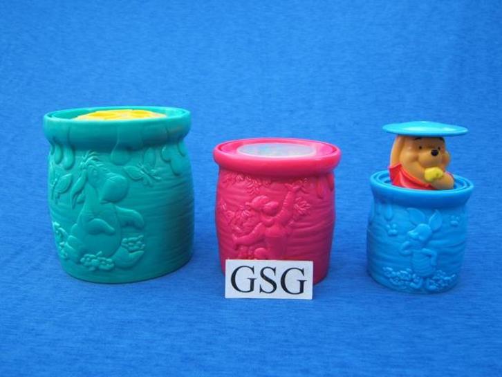 Stapel honingpotjes Winnie the Pooh nr. 68916-02, Kinderen en Baby's, Speelgoed | Overig, Zo goed als nieuw, Jongen of Meisje