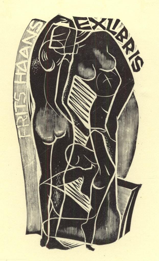 0572 Ex Libris Nederland : Harry Corvers, 1967, Antiek en Kunst, Kunst | Etsen en Gravures, Verzenden