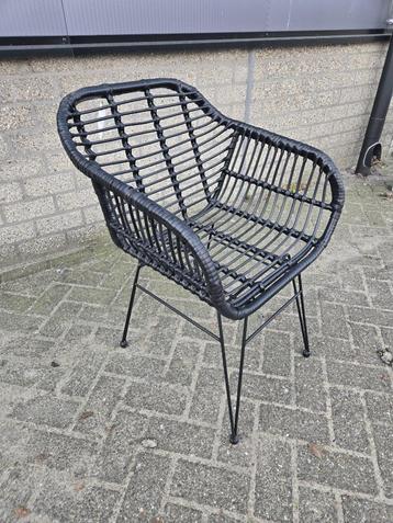 Draadstoel, Tuinstoel, Stoel zwart, meerdere stuks beschikbaar voor biedingen