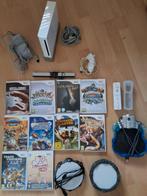 Uitgebreide wii spelcomputer, Spelcomputers en Games, Ophalen of Verzenden, Zo goed als nieuw, Met 2 controllers, Met games