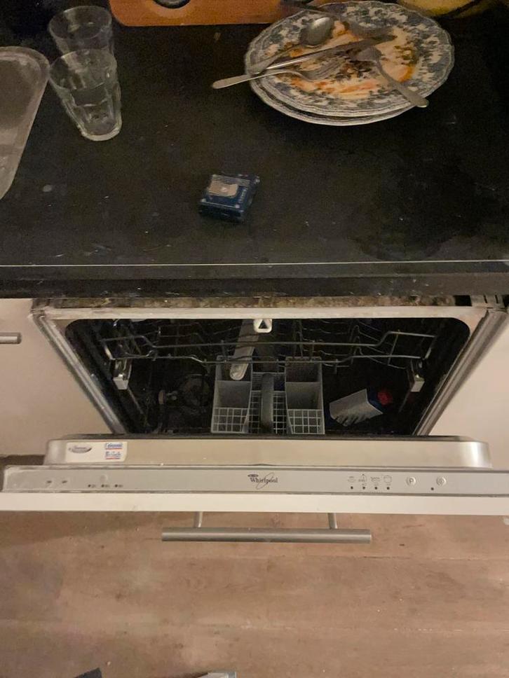 Whirlpool inbouw vaatwasser gratis ophalen vandaag!, Witgoed en Apparatuur, Vaatwasmachines, Niet werkend, Inbouw, Minder dan 85 cm