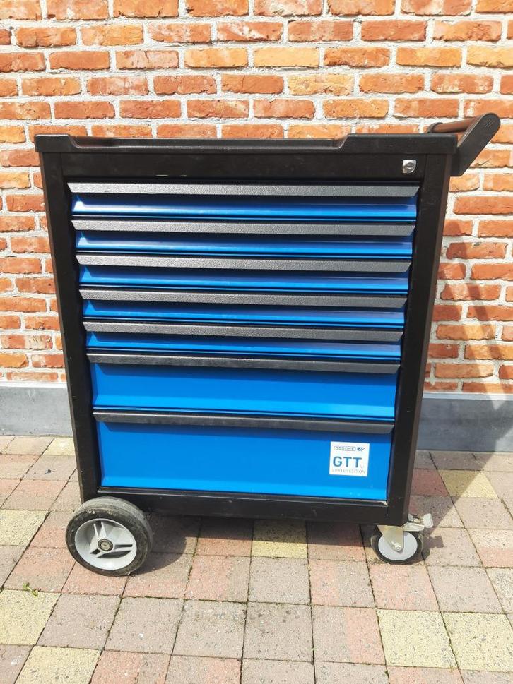 GEDORE GTT gereedschapwagen, Doe-het-zelf en Verbouw, Gereedschapskisten, Zo goed als nieuw, Gevuld, Ophalen