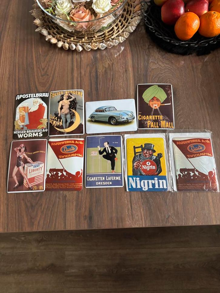 Collectie Reclame Borden, Verzamelen, Merken en Reclamevoorwerpen, Zo goed als nieuw, Reclamebord, Ophalen of Verzenden