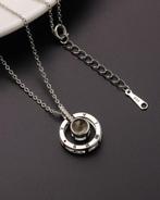 Ketting voor dames - zilver, Sieraden, Tassen en Uiterlijk, Kettingen, Met hanger, Nieuw, Ophalen of Verzenden, Zilver