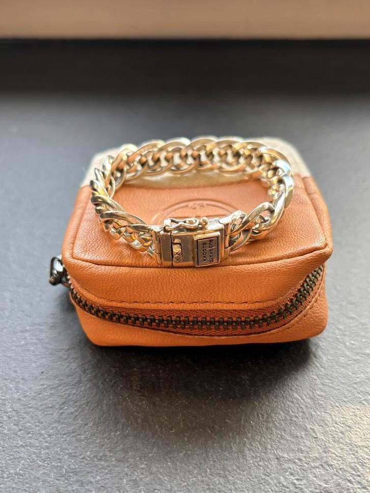 Buddha To Buddha armband, Sieraden, Tassen en Uiterlijk, Armbanden, Zo goed als nieuw, Zilver, Ophalen of Verzenden