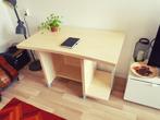 Houten Bureau op wieltjes, Met wielen, Zo goed als nieuw, Ophalen, Bureau