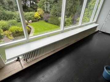 Vensterbank met kunststof toplaag wit 260x40x2cm (2 stuks) beschikbaar voor biedingen