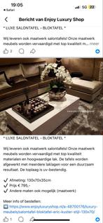 Eric Kuster Salontafel bloktafel per direct weg, Huis en Inrichting, Overige materialen, Hooglans, Ophalen of Verzenden, Zo goed als nieuw