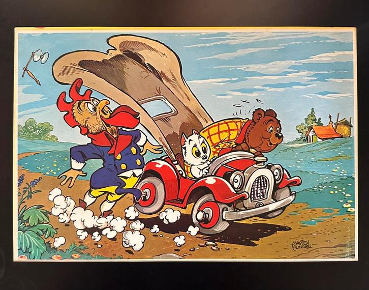 Puzzel Globos Heer Olivier B. Bommel - Bommel als Wegpiraat, Verzamelen, Stripfiguren, Gebruikt, Olivier B, Bommel en Tom Poes