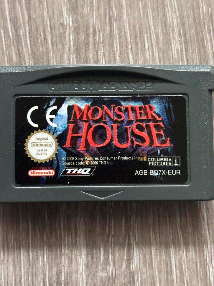 Nintendo Game Boy game Monster House, Spelcomputers en Games, Games | Nintendo Game Boy, Gebruikt, Puzzel en Educatief, 1 speler