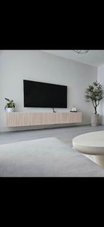 BESTA tv meubel met lattendeuren, Ophalen, Zo goed als nieuw, 200 cm of meer, Minder dan 100 cm
