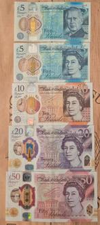 Bankbiljetten Engeland, Postzegels en Munten, Bankbiljetten | Europa | Niet-Eurobiljetten, Ophalen of Verzenden, Overige landen