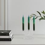 Vintage Kristallen kandelaars voor 3 kaarsen | Ref: 00239, Overige materialen, Overige kleuren, Ophalen of Verzenden, Zo goed als nieuw