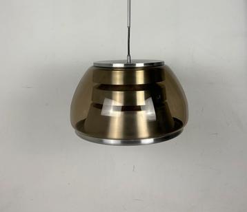 Vintage space age hanglamp Herda glas beschikbaar voor biedingen
