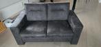 Antraciet 2-zits bank - Zo goed als nieuw!, Ophalen, Tweepersoons, Zo goed als nieuw, Rechte bank