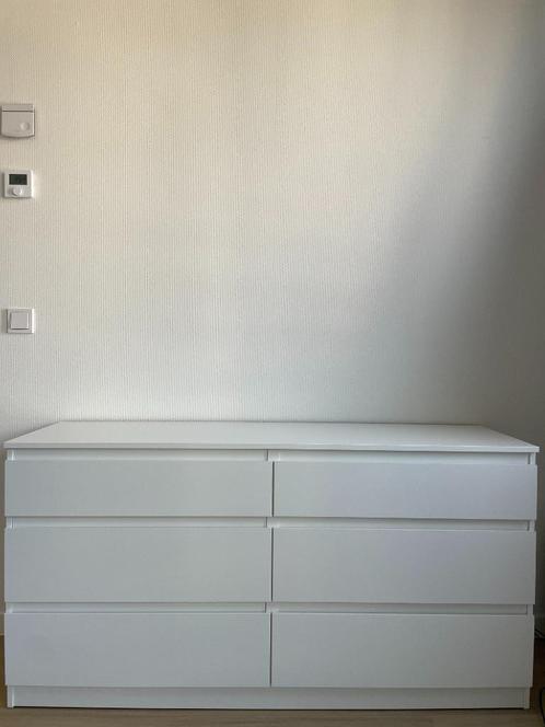 Witte ladekast KULLEN. Praktisch, ruim en direct beschikbaar, Huis en Inrichting, Kasten | Ladekasten, Zo goed als nieuw, Minder dan 100 cm
