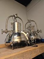 Industriële hanglampen, Huis en Inrichting, Lampen | Hanglampen, Ophalen, Zo goed als nieuw, Metaal, Minder dan 50 cm