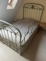 Frans spijlenbed 195x120, Huis en Inrichting, Slaapkamer | Bedden, Ophalen, Zo goed als nieuw, Eenpersoons, Metaal