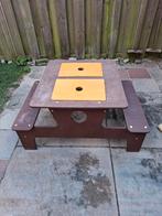 Picknicktafeltje zandtafel, Ophalen