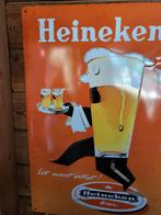 Heineken Bier Reclamebord - Blik, Ophalen of Verzenden