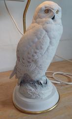 Mooi Porselein Franklin Mint Uil lamp met afgeknipte snoer, Antiek en Kunst, Antiek | Porselein, Ophalen of Verzenden