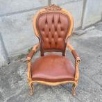 Oude stoel barok houtwerk, Antiek en Kunst, Ophalen of Verzenden