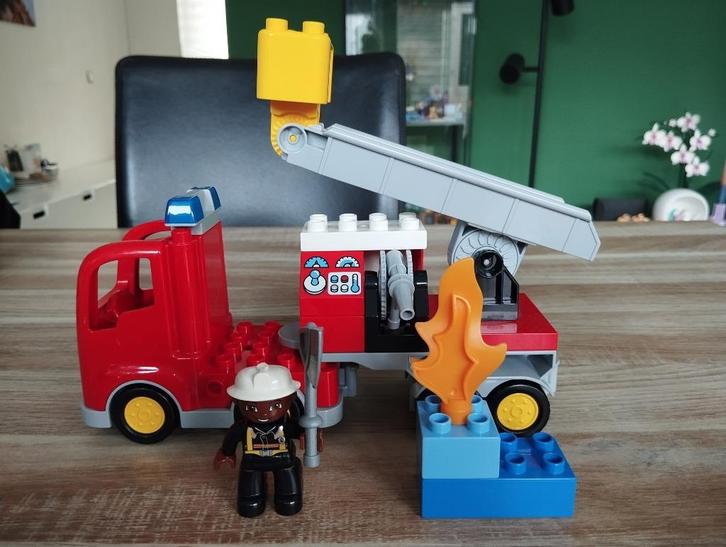 Lego Duplo Brandweertruck 10592, Kinderen en Baby's, Speelgoed | Duplo en Lego, Gebruikt, Duplo, Ophalen of Verzenden