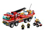 Lego City 7213 Brandweer vrachtwagen, boot en quad COMPLEET, Complete set, Ophalen of Verzenden, Lego, Zo goed als nieuw