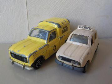 Renault 4L van Majorette en een Renault 4 van AHC Models beschikbaar voor biedingen