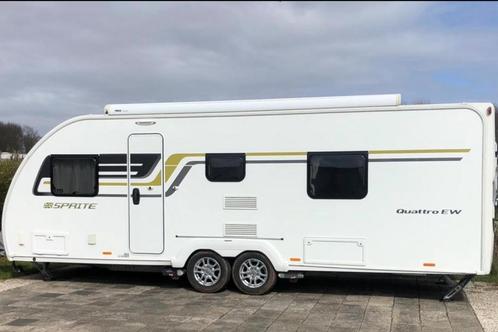 Hele  nette Sprite Quattro EW ,Omnistor , zeer compleet 2016, Caravans en Kamperen, Caravans, Particulier, tot en met 6, Rondzit