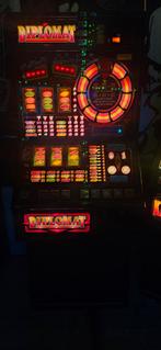 Diplomat gokkast euro in en uit., Verzamelen, Automaten | Gokkasten en Fruitautomaten, Euro, Ophalen of Verzenden, Gebruikt