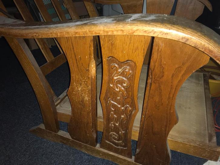 Oude Rookstoel in Goede Staat, Antiek en Kunst, Antiek | Meubels | Stoelen en Banken, Ophalen