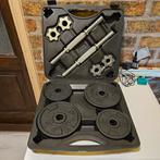 Nieuw Domyos halterset 20kg, Sport en Fitness, Fitnessmaterialen, Ophalen of Verzenden, Nieuw, Halterset