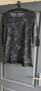 Shirt met bloemenprint - Maat L, Ophalen of Verzenden, Maat 42/44 (L), Korte mouw