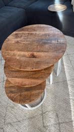 Drie deliege salontafel, Huis en Inrichting, Tafels | Salontafels, Ophalen, 50 tot 100 cm, Zo goed als nieuw, Minder dan 50 cm
